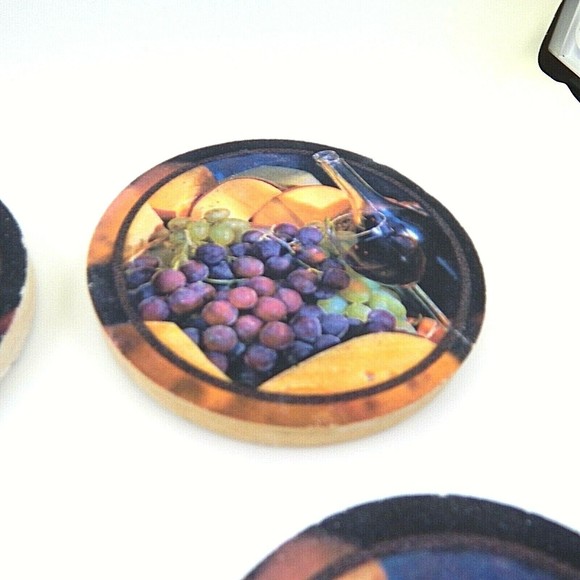 Thirstystone Wine & Cheese Coasters Set of 4 - Picture 5 of 11